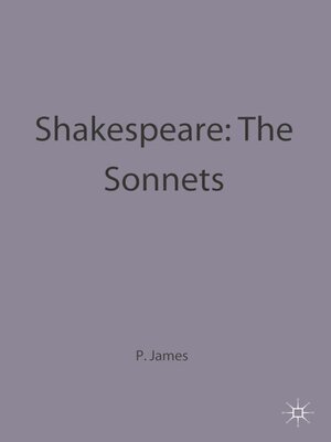 cover image of Shakespeare: The Sonnets
